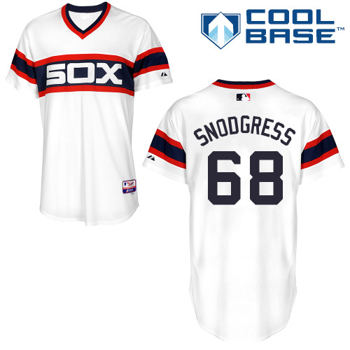 Scott Snodgress #68 mlb Jersey-Chicago White Sox Women's Authentic Alternate Home Baseball Jersey